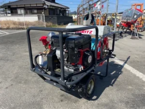 熊本県 下益城郡美里町 共立 自走式動噴 VSC357G